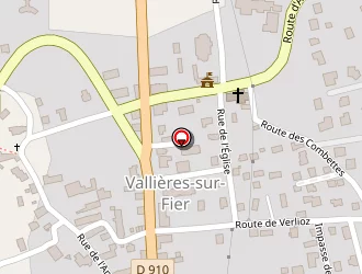 Carte de Mevaste à Vallières