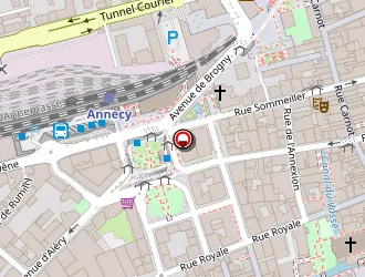 Carte de Alain Afflelou à Annecy