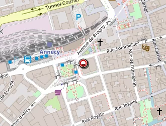 Carte de Les Tilleuls à Annecy