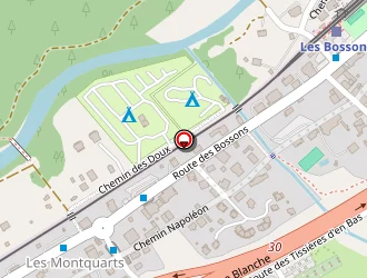 Carte de La Jonction à Chamonix-mont-blanc