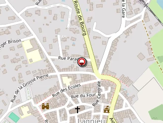 Carte de Ecole Jeanne D'arc à Lagnieu