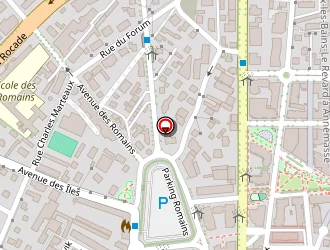 Carte de Auto Ecole Les Romains à Annecy