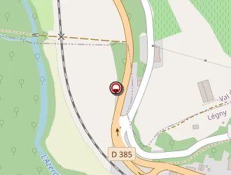 Carte de Côté Hôtel à Légny