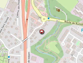 Carte de Quadria à Poisy