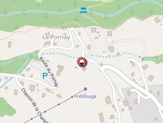 Carte de 'tennis ''la Charbonniere''' à Cordon