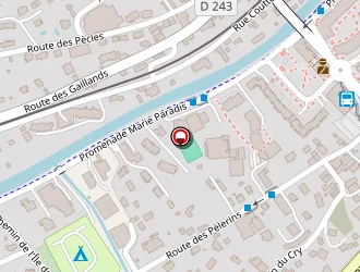 Carte de Camping Ile Des Barrats à Chamonix-mont-blanc