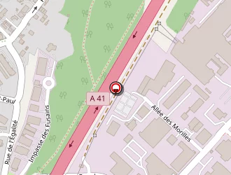 Carte de Larpin à Meythet