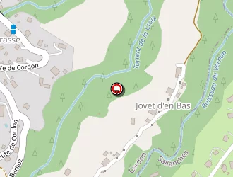 Carte de Fontaine Michèle à Cordon