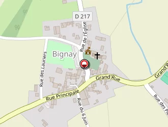 Carte de Le Marronnier à Bignay