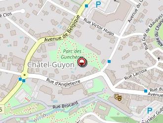 Carte de Le Cèdre Bleu à Châtelguyon