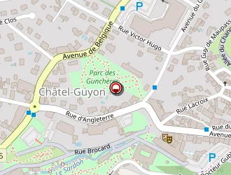 Carte de Champagnol Stéphane à Chatel guyon