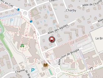 Carte de Iae Savoie Mont-blanc à Annecy-le-vieux