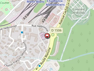 Carte de Zermatten à Chamonix-mont-blanc