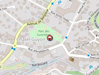 Carte de Source De Beauté à Chatel guyon