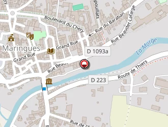Carte de Les Tanneries à Maringues