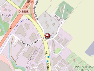 Carte de Actuel Auto à Meythet