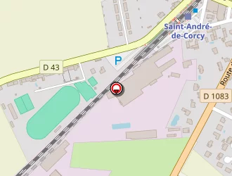 Carte de Charvieux à Saint-andré-de-corcy