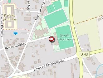 Carte de Les Mots Bleus à Maringues