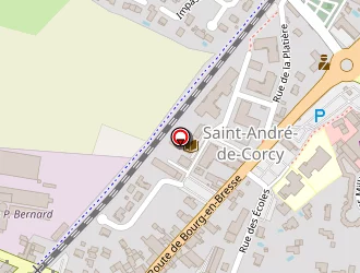 Carte de La Poste à Saint-andré-de-corcy