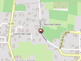 Carte de Ducros à Lachassagne