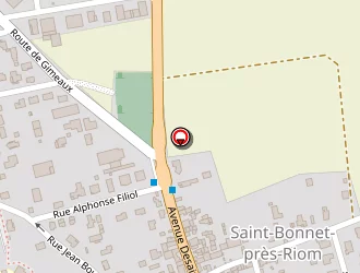 Carte de Thave Constructions à Saint-bonnet-près-riom