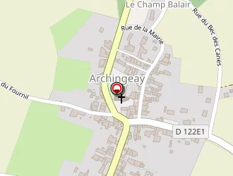 Carte de Les Hortensias à Archingeay