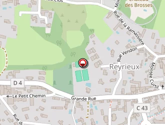 Carte de Stade Municipal à Reyrieux