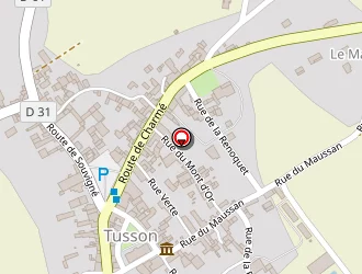 Carte de Le Compostelle à Tusson