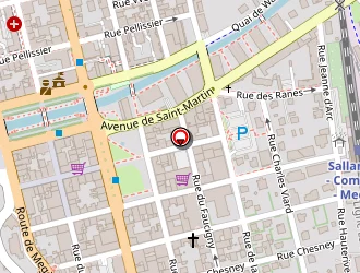 Carte de Miage Photos à Sallanches