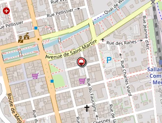 Carte de Delta Patrimoine à Sallanches