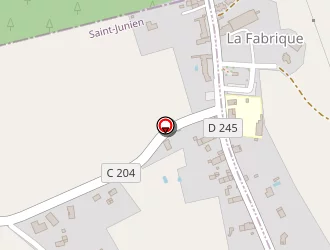 Carte de La Boulangeraie à Saint-junien