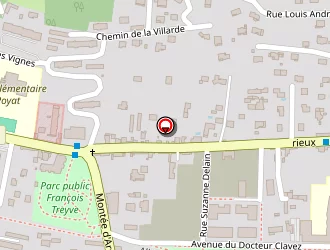 Carte de Garage Pozet à Trévoux