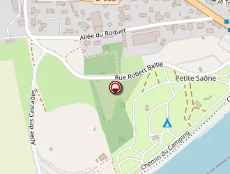 Carte de Espace Baignade Les Cascades à Trévoux