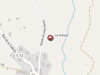 Carte de Mouchot Ballot à Oradour-sur-glane