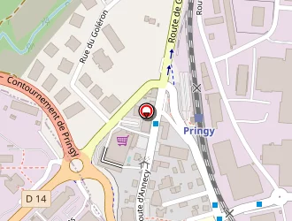 Carte de Location U Pringy à Pringy