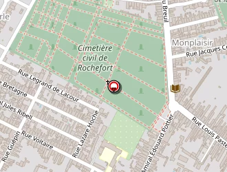 Carte de Salle De Catch à Rochefort