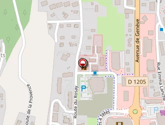 Carte de Gannaz Matériaux à Sallanches