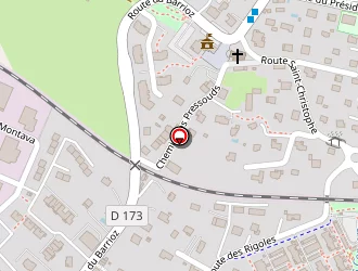 Carte de Tennis Daniel Roux à Argonay