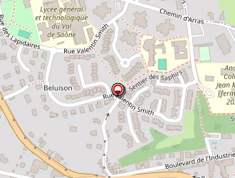 Carte de Genevay Rémy à Trévoux