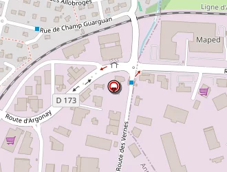 Carte de F.b.p Zucalli à Pringy