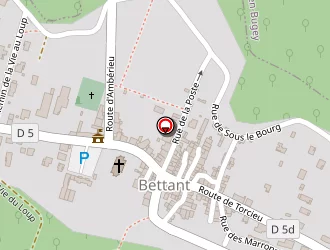 Carte de Salter Carol à Bettant