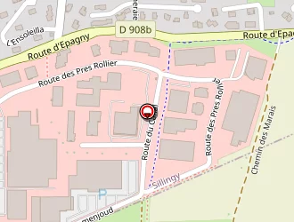 Carte de Sadoux à Sillingy