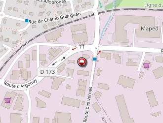 Carte de La Carambole à Pringy