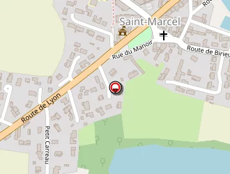 Carte de Blanc Julien à Saint-marcel