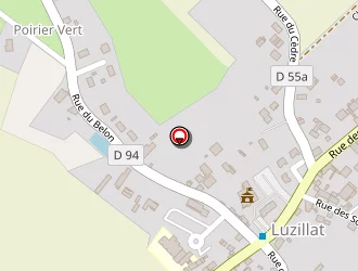 Carte de La Poste à Luzillat