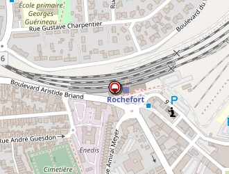 Carte de Le Cabestan à Rochefort