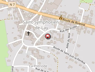 Carte de Aide à Domicile Entre Loire & Rhône à Saint-symphorien-de-lay