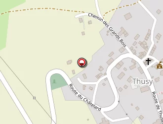 Carte de Penapale à Thusy