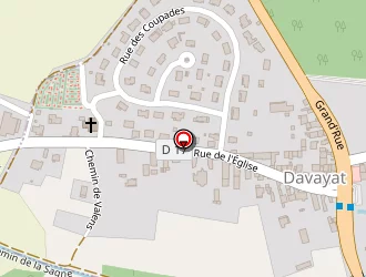 Carte de Rosset Martial à Davayat