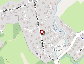 Carte de Bouchet Construction Métallique à Pringy